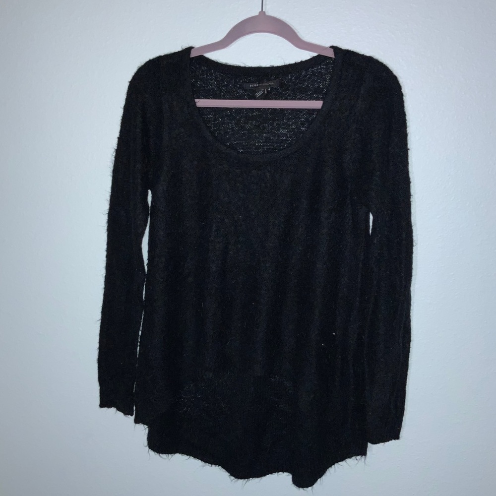 BCBGMAXAZRIA black cashmere sweater